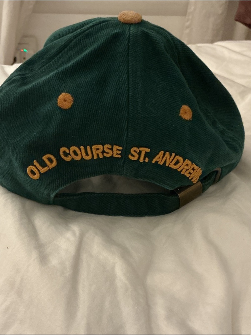 St. Andrews Green and Tan Heritage Baseball Cap - Picture 4 of 4